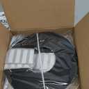 Poen Christmas Tree Topper Hat Shiny Sequins Top Hat with Bow Lengthened Ribbon Tree Topper Santa Christmas Decorations for Xmas Gift Ideas Holiday Winter Party Ornament Supplies (Silver)