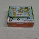 Zippytots 5PCS Safari Animal Figure Toys for Kids 3-5 Realistic Plastic Jungle Animal Figurines African Wildlife Learning Toys for Kids Boys Girls Toddlers