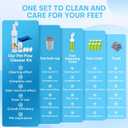 Dog Paw Cleaner Kit with Balm, Towel & 3 Soft Silicone Brushes