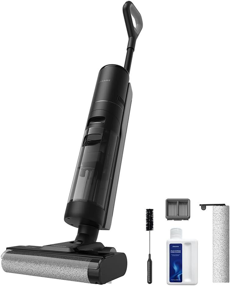 dreame H12S AE Cordless Wet Dry Vacuum Cleaner, All-in-One Floor Washer with Self-Cleaning, Enhanced Edge Cleaning, Smart Dirt Detection, LED Screen Display, Ideal for Sticky Messes and Pet Hair