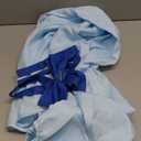 Sinastar Womens Blue Dress Costume Girls Cosplay Summer Dress Blue Bow Tie Hairwear Belt Adults Halloween Outfits (Medium)