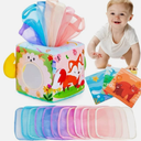 Yeeeasy Baby Sensory Tissue Box Toy. 6 months & Up. Developmental Toy