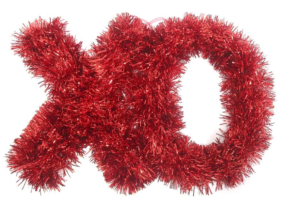Holiday Home® Tinsel XO Decoration - Red