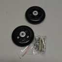 Luggage Suitcase Wheels Kit 84x24mm/3.3"x0.94" w/ 6mm ABEC 608zz Inline Outdoor Skate Replacement Wheels, Set of (2) (OD:84 W:24 ID:6 Axles:35&40mm)