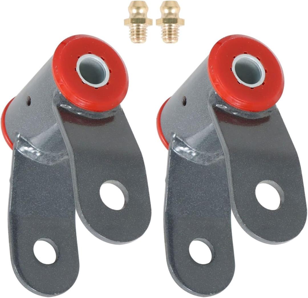 2 Lift Shackles 710520 Replacement for Silverado C/K 1500 Sierra C/K 1500 Suburban 1500 K5 Blazer Tahoe 1500 Yukon 1500 1988-2015 2WD/4WD