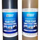 2 Lb Density Expanding Pour Foam, 2 Part Polyurethane Closed Cell Liquid Foam for Boat and Dock Flotation, Soundproofing, Filling Voids, and Insulation (Quart Kit)