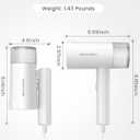 BEAUTURAL Steamer for Clothes, Portable Garment Wrinkle Remover, Fast 30s Heat-up, Foldable and Handheld, 120V Only (Not for 220V Europe) (White)