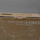 Electric Scooter for Kids, 10MPH Max Speed, 150W Motor, 3 Speeds Adjustable, LED Display, Double Brake, Magnetic Charging, Pedal Light, Electric Scooter for Kids Aged 6-12 (Black)