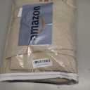 Drapenova Natural Beige Pinch Pleated Semi Sheer Curtains Textured Linen Blended Light Filtering Window Curtains 105 inch for Living Room Bedroom Pinch Pleat Drapes with Hooks 2 Panels 40" Wx105 L