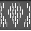 Beiyier 1U Universal Rack Shelf, 10" Deep Vented Cantilever Tray, for 19 Network Equipment Rack & Cabinet (1PCS, Black)