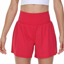 Blaosn Flowy Running Shorts Women Workout Athletic Gym Yoga High Waisted with Pockets Cute Sweat Short Pants Casual Summer S 