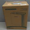 BREEZOME 6L Humidifiers for Bedroom Large Room & Essential Oil Diffuser, Ultrasonic Top Fill Cool Mist Humidifiers for Baby, Plants, Nursery Last up to 60 Hours, Smart Humidistat Control, Quiet, Black