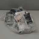 LEVERLOC 2 Pack Corner-adaptive Suction Cup Shower Caddies, Drill-Free Wall Mounted Basket, Stainless Steel Rustproof Corner Shower Shelf, Large Capacity Removable Suction Bathroom Organizer, Black