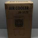 Uthfy Swamp Cooler, 3-IN-1 Evaporative Air Cooler with 7 Gallon Water Tank, 4 Ice Box, Remote, 12H Timer, 120°Oscillation, Portable Air Conditioner, Cooling Fan for Bedroom Indoor Outdoor Use