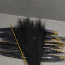 50pcs Faux Pampas Grass, 21.6" Short Artificial Pompous Grass Floral Fake Pompas Grass Branches Vase Filler Flower Arrangement for Home Wedding Boho Decor, Black