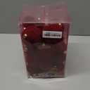 42PCS Red Velvet Christmas Ball Ornaments, Flocked Vintage Rustic Farmhouse Baubles in Assorted Sizes for Xmas Tree Decorations, Hanging Ornaments for Home, Party & Wedding Dcor (Burgundy Red)