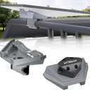 Starlink Mini Mount, Anti-Theft Tube Aluminum Alloy Bar Mount with Secure Lock Fits Round Rail Diameter 0.87'' 1'' 1.25'', Starlink Mini Accessories for Car Roof Rack, RV, Yacht Railing