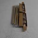 2 Pack Heavy Duty Curtain Rods for Windows 28 to 48 Inch, 1 Inch Gold Curtain Rods Set of 2 Pack for Outdoor, Farmhouse, Bedroom, Adjustable Easy Install Drapery Rod (A2,Gold,30"-60"-Pack of 2)