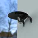 Holicfun Sun & Rain Shade Cover with 360 Adjustable Mount for Ring and Blink Outdoor Security Cameras - Black