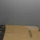 Malier Dog Gate with Door, 34-55" Extra Wide Full Metal Pet Gate Short Dog Gate for Stairs, Pressure Mount 20'' Tall Small Puppy Gate, Easy Step Over Low Gate for Doorways (Black)