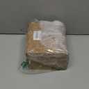 2 Pack Glass Apothecary Jars with Lids and Labels - Bathroom Counter Storage Jars, Qtip Holders Vanity Countertop Canisters (Clear)