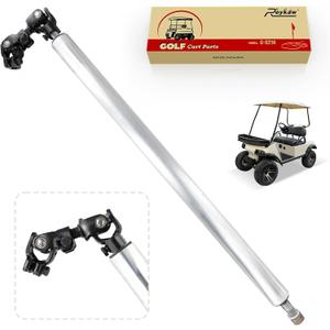 Roykaw Golf Cart Steering Column with Shaft Assembly, Intermediate Steering Joint Compatible with Club Car DS 1992-up, OEM# 103601601, 1013861, 1016181, OEM Standard