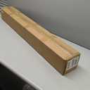 KUSSCO Modern Wall Sconce 39 Ihch Black Bathroom Sconces LED Wall Lighting Fixtures with Acrylic Shade Hardwired Long Vanity Lights Over Mirror for Bedroom Living Room Hallway