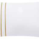 Duvet Cover Set 3 pcs(1 Duvet Cover+2 Pillowcases) 100% Cotton Sateen Woven Hidden Zipper Closure (White Beige, King)
