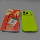 Vooii Magnetic for iPhone 17 Pro Case, Compatible with Magsafe (Premium Liquid Silicone) (Integrated Camera Control Button) Full Body Protective Anti-Scratch Microfiber Lining 6.3", Fluorescent Green