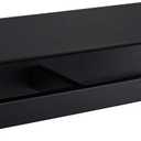 APLusee Matte Black Double Toilet Paper Holder with Shelf, 304 Stainless Steel Bathroom Tissue Roll Holder, Commercial Paper Dispenser Wall Mounted