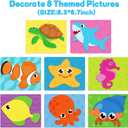 2 x Foam Sticker Art Craft Activity for Kids Ages 3-5 4-6,Mess-free Fun Sticker for Toddler, DIY 3D Foam Felt Craft Kit,Preschool Learning Toy Travel Game,Birthday Gifts for Boys Girls Ages 3 4 5 6 7 8