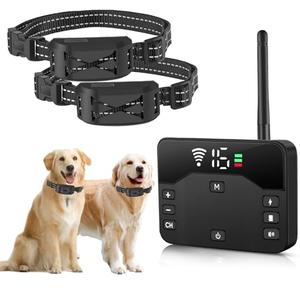 zvsay Wireless Dog Fence System for 2 Dogs, 2026 Upgraded 2-in-1 Wireless Fence & Remote Training Collar, Waterproof Perimeter Dog Collar, Adjustable Levels for Outdoor Yard Training