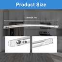 DA97-20017A Freezer Door Handle Compatible with Samsung Refrigerator Door Handle Fit for RF24R7201SR RF23R6201SR RF23R6201SR RF24R7201SR RF23R6201SR RF23R6301SR RF28R7351SR RF27T5241SR