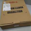 Kotdning Vanity Mirror with Lights,Lighted Vanity Mirror with 12 Dimmable Bulbs for Dressing Room & Bedroom,3 Color Lighting,Modes Detachable 10x Magnification 360°Ratation (White) 14.6" L x 17" W