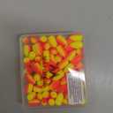 80/60/45 PCS Bullet Fishing Foam Floats Snell Float Surf Pompano Rigs Float for Spinner Rig Making Fly Fishing Strike Indicators for Trout Catfish Walleye
