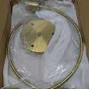 FRIXCHUR 6-Light Sputnik Chandelier, Gold Mid-Century Modern Semi Flush Mount Ceiling Light, Metal Fixture with E26 Sockets for Bedroom, Living Room, Kitchen (Bulbs Not Included)