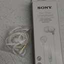 Sony MDREX15AP in-Ear Earbud Headphones with Mic, White
