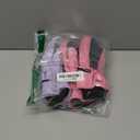 SATINIOR Kids Snow Mittens Waterproof Winter Ski Gloves Warm Thicken Snow Gloves for Girls Boys (5-8 Years, Pink,Purple)