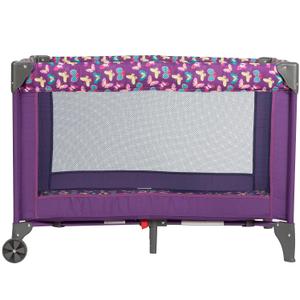 Cosco Funsport Compact Portable Playard, Lightweight, Easy Set up, Foldable Baby Playpen with Carry Bag, Butterfly Twirl