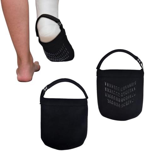 iGuerburn 2Pcs Cast Sock Cover for Foot, Non-slip Cast Toe Cover Keep Toe Clean & Warm, Foot Surgery Recovery Supplies Cast Cover Protector for Women Men Adults
