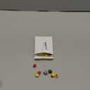 Bucherry 50 Pcs Miniature Gift Boxes Figurines Resin Charms DIY Craft for Garden Accessories Christmas Decoration Phone Case Making(Cute Style)