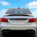 Rear Spoiler Wing Fit for Mercedes W212 E Class Sedan 2010-2016 Accessories E250/ E350/ E400/ E550/ E63, Gloss Black Duckbill PSM Style Decklid Lip Exterior Part