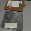 3PCS Water Absorbing Diatomaceous Earth Tray for Sink, Fast Drying Soap & Toothbrush Holders for Bathroom Counter, 1 Stone Tray, 2 Stone Coasters (Dark Gray-no Pattern)