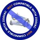 Poolvio Pool Vacuum Hose 40 Feet (12 x 40 Inch), 1.5 Inch Cuffs, Compatible with Most Inground Pool Automatic Cleaners, Gray