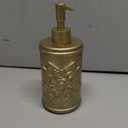 Jay Franco Harry Potter Soap Dispenser - Gold Hogwarts Crest Resin Lotion Pump - Bathroom Dcor