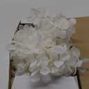 Janinka 6.5 Feet Wisteria Flower Garlands Faux Vine Flower Backdrop for Wall Arch Garden Home Wedding Decoration(Milky White,36 Packs)