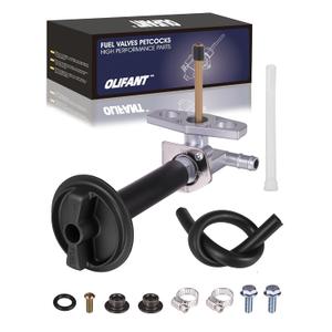 Fuel Valve Petcock Fit for Honda Recon 250 1997-2024/Rancher 350 2000-2006/Rancher 400 420/Foreman 400 450 500/Foreman Rubicon 500 with Lever Screw