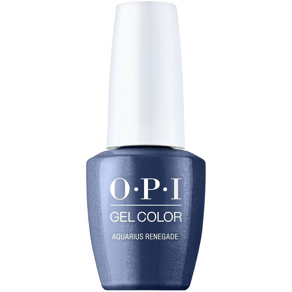 OPI GelColor, Gel Nail Polish, Up to 3 Weeks of Wear, Smudge Proof, Cures in 30 Seconds, Fall 2023 Collection, Big Zodiac Energy, 0.5 fl oz (Aquarius Renegade), 3Pcs