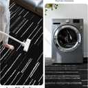 YIHOUSE 5x7 Abstract Striped Area Rug, Modern Washable Stain Resistant Rugs Non Slip, Soft Indoor Floor Carpet for Living Room, Bedroom,Dining Room, Black and White