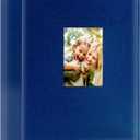 Ywlake Photo Album 4x6 400 Pockets, Leather Photo Albums Holds 400 Vertical Pictures Only Blue